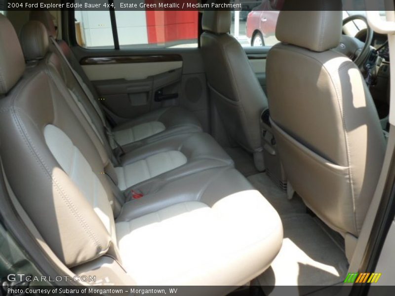 Estate Green Metallic / Medium Parchment 2004 Ford Explorer Eddie Bauer 4x4