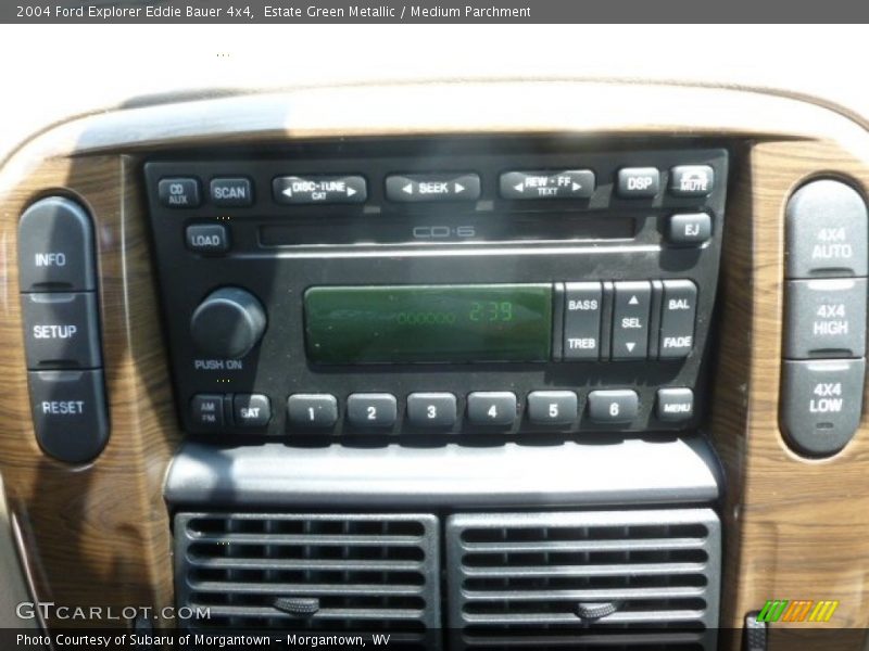 Estate Green Metallic / Medium Parchment 2004 Ford Explorer Eddie Bauer 4x4