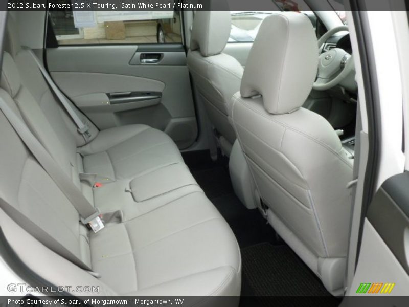  2012 Forester 2.5 X Touring Platinum Interior