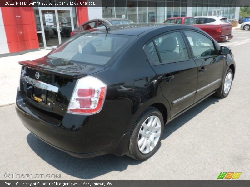 Super Black / Charcoal 2012 Nissan Sentra 2.0 S