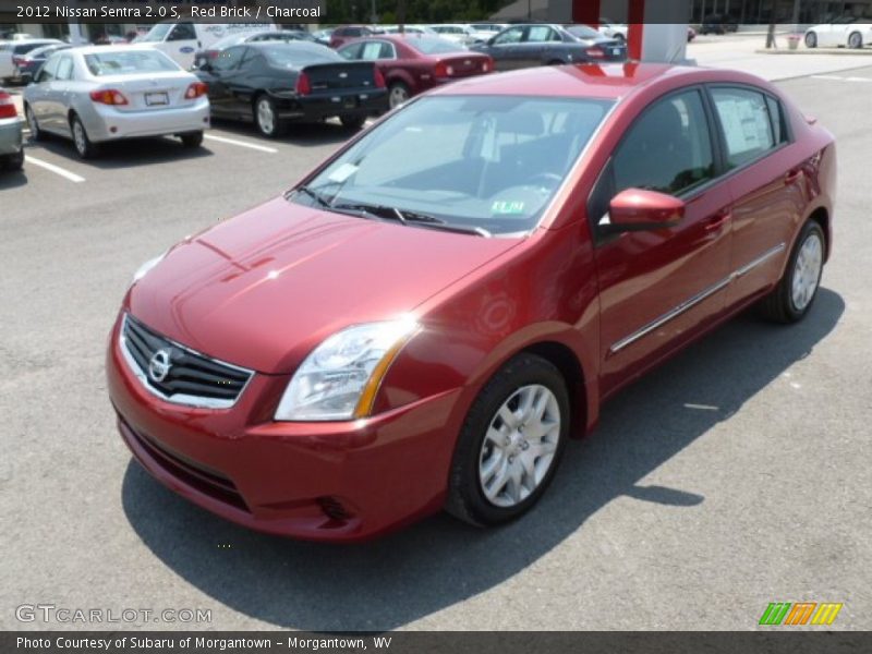 Red Brick / Charcoal 2012 Nissan Sentra 2.0 S