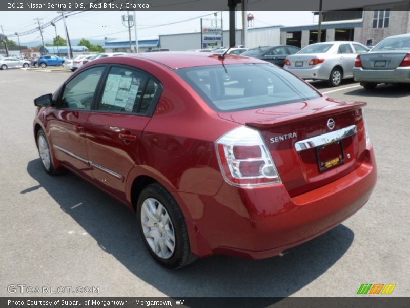 Red Brick / Charcoal 2012 Nissan Sentra 2.0 S