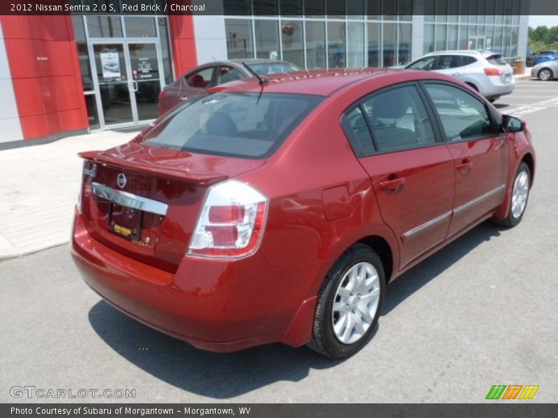 Red Brick / Charcoal 2012 Nissan Sentra 2.0 S