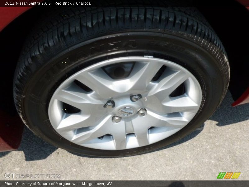 Red Brick / Charcoal 2012 Nissan Sentra 2.0 S