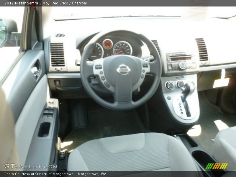 Red Brick / Charcoal 2012 Nissan Sentra 2.0 S