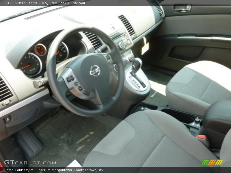 Red Brick / Charcoal 2012 Nissan Sentra 2.0 S