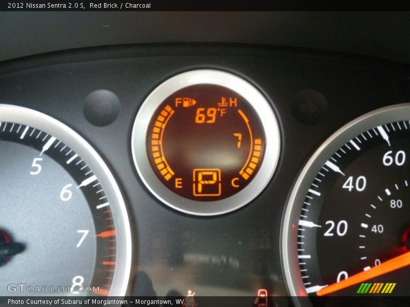 Red Brick / Charcoal 2012 Nissan Sentra 2.0 S