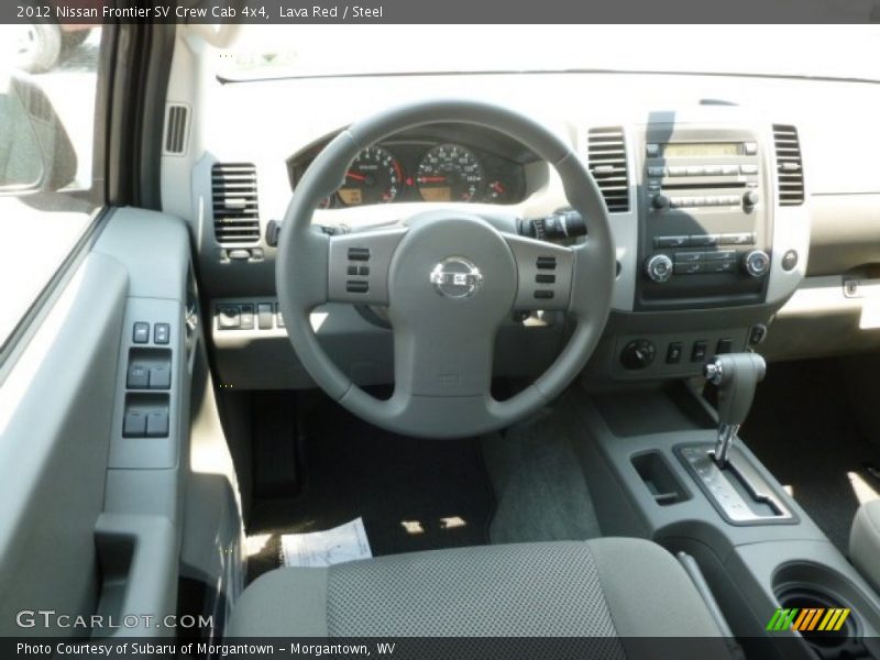 Lava Red / Steel 2012 Nissan Frontier SV Crew Cab 4x4