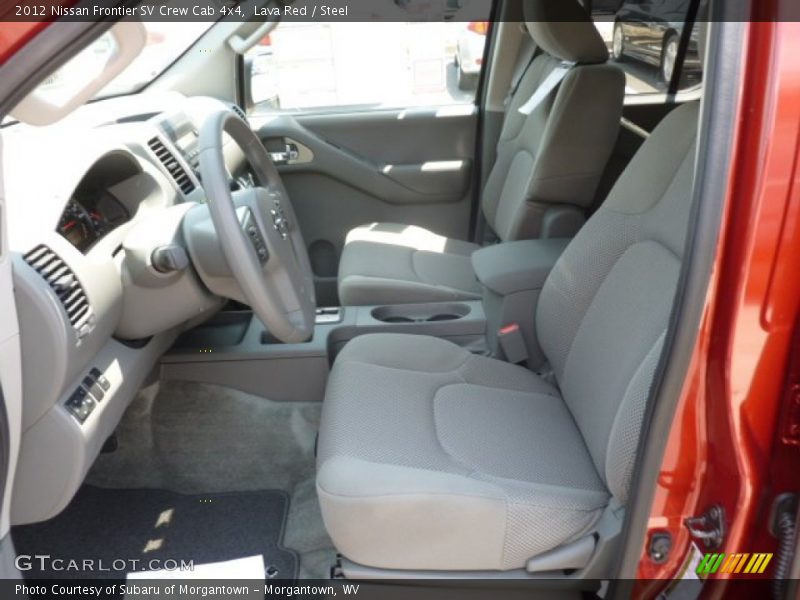Lava Red / Steel 2012 Nissan Frontier SV Crew Cab 4x4