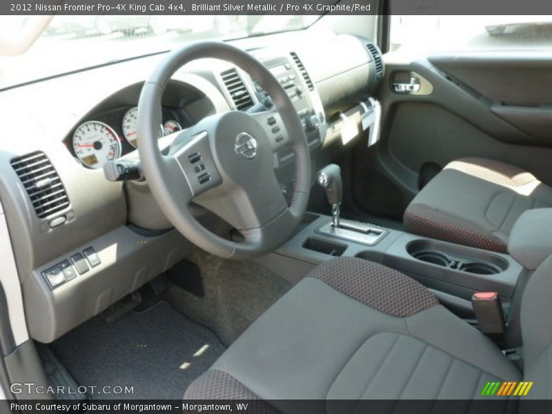  2012 Frontier Pro-4X King Cab 4x4 Pro 4X Graphite/Red Interior