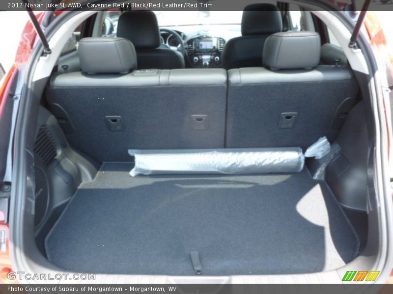 Cayenne Red / Black/Red Leather/Red Trim 2012 Nissan Juke SL AWD