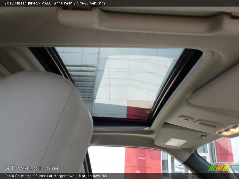 White Pearl / Gray/Silver Trim 2012 Nissan Juke SV AWD