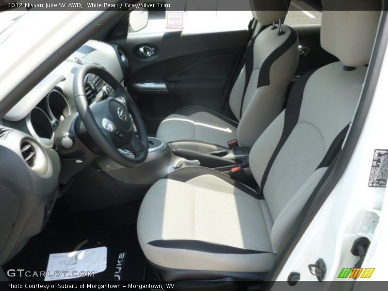 Gray/Silver Trim Interior - 2012 Juke SV AWD 