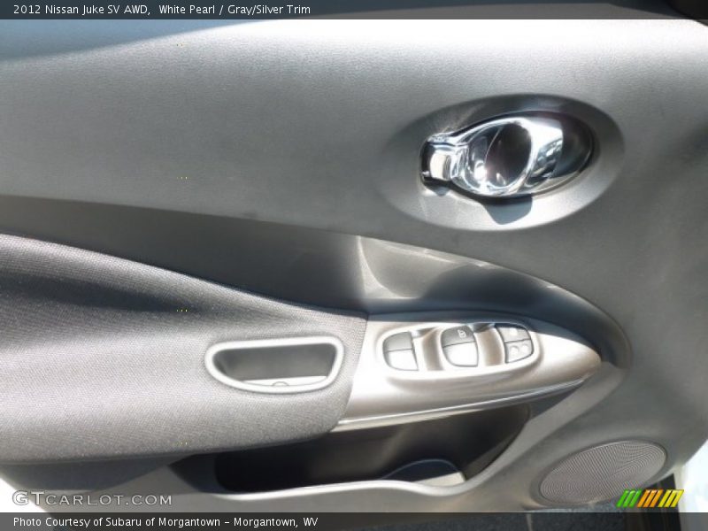 White Pearl / Gray/Silver Trim 2012 Nissan Juke SV AWD