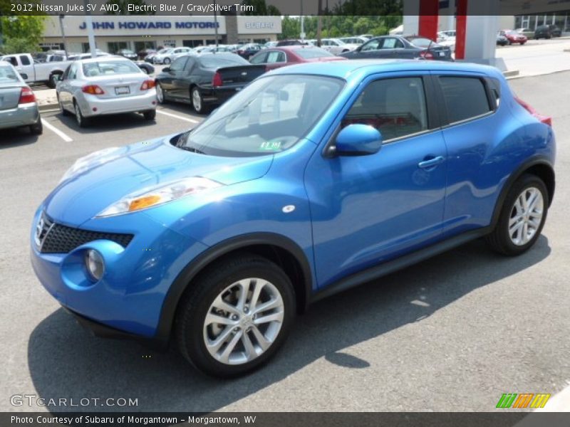 Electric Blue / Gray/Silver Trim 2012 Nissan Juke SV AWD