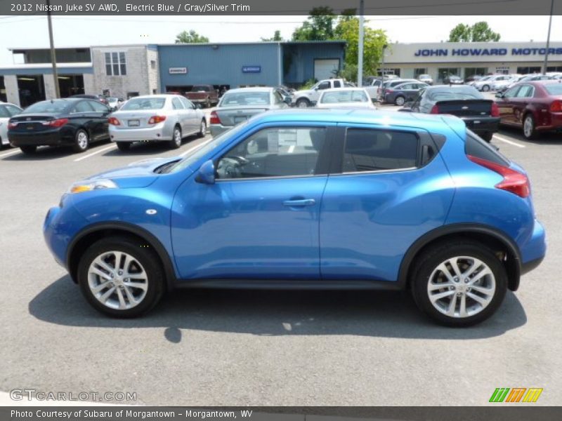 Electric Blue / Gray/Silver Trim 2012 Nissan Juke SV AWD