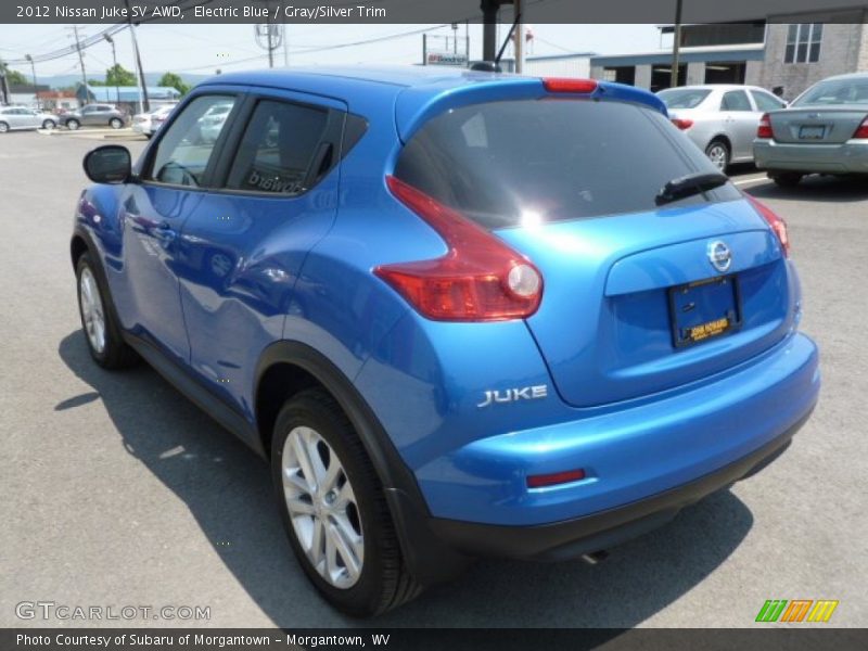 Electric Blue / Gray/Silver Trim 2012 Nissan Juke SV AWD