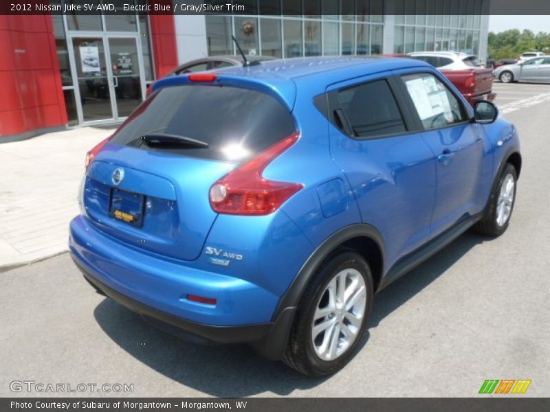 Electric Blue / Gray/Silver Trim 2012 Nissan Juke SV AWD