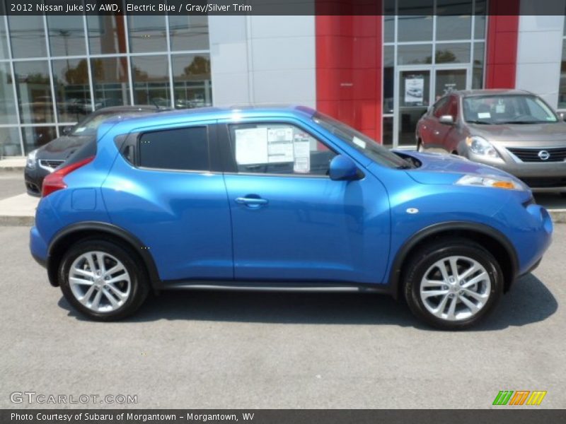 Electric Blue / Gray/Silver Trim 2012 Nissan Juke SV AWD