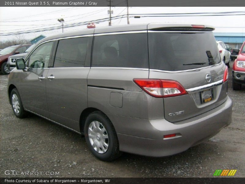 Platinum Graphite / Gray 2011 Nissan Quest 3.5 S