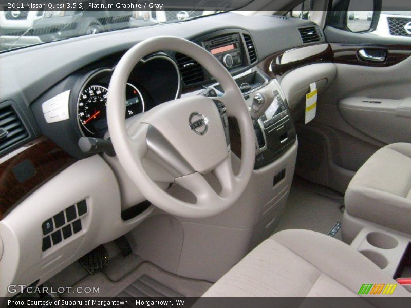Platinum Graphite / Gray 2011 Nissan Quest 3.5 S