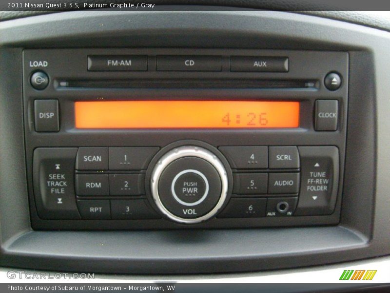 Platinum Graphite / Gray 2011 Nissan Quest 3.5 S