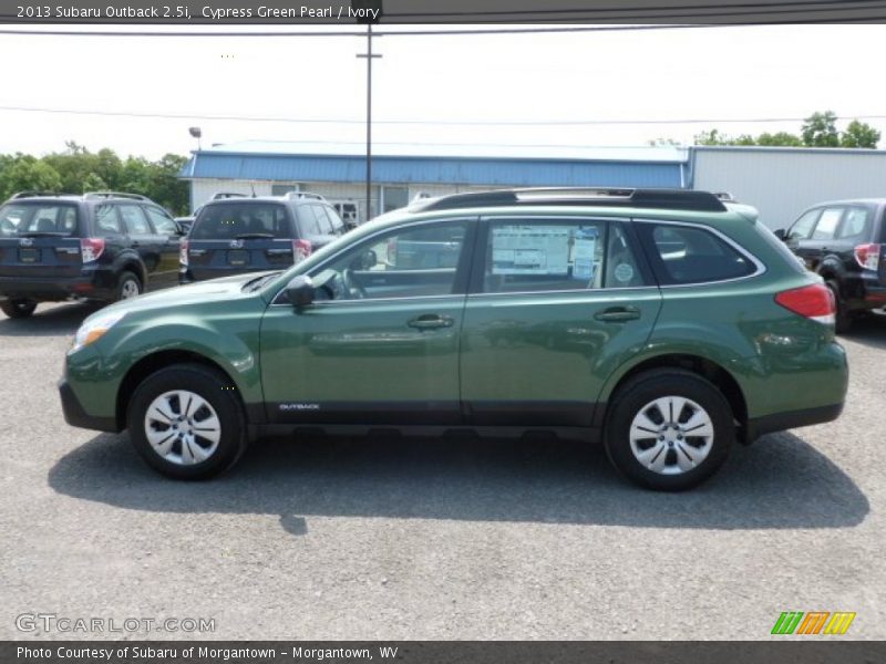 Cypress Green Pearl / Ivory 2013 Subaru Outback 2.5i