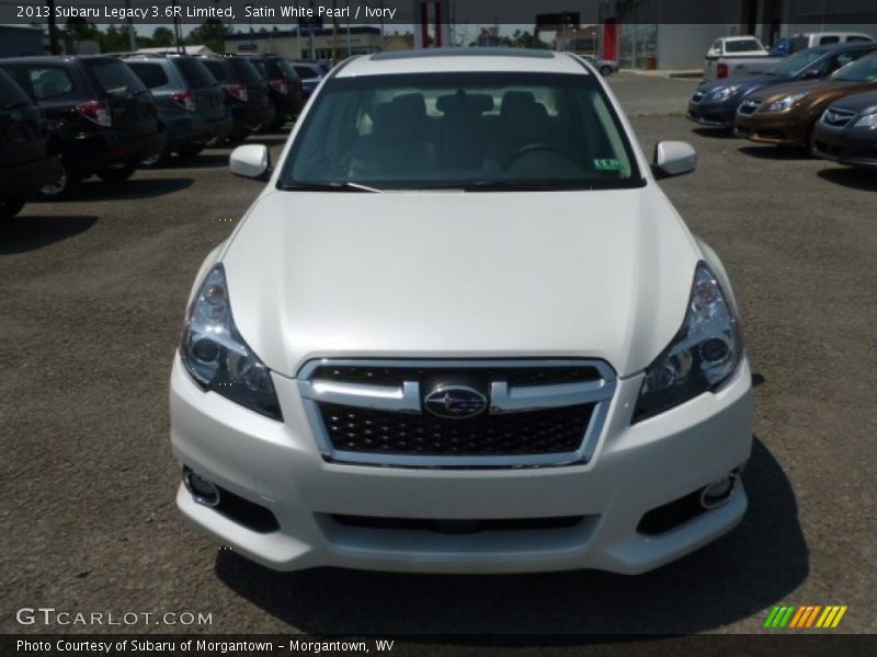 Satin White Pearl / Ivory 2013 Subaru Legacy 3.6R Limited