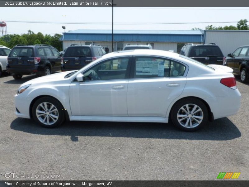 Satin White Pearl / Ivory 2013 Subaru Legacy 3.6R Limited