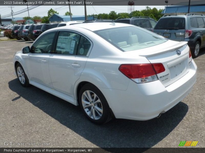 Satin White Pearl / Ivory 2013 Subaru Legacy 3.6R Limited