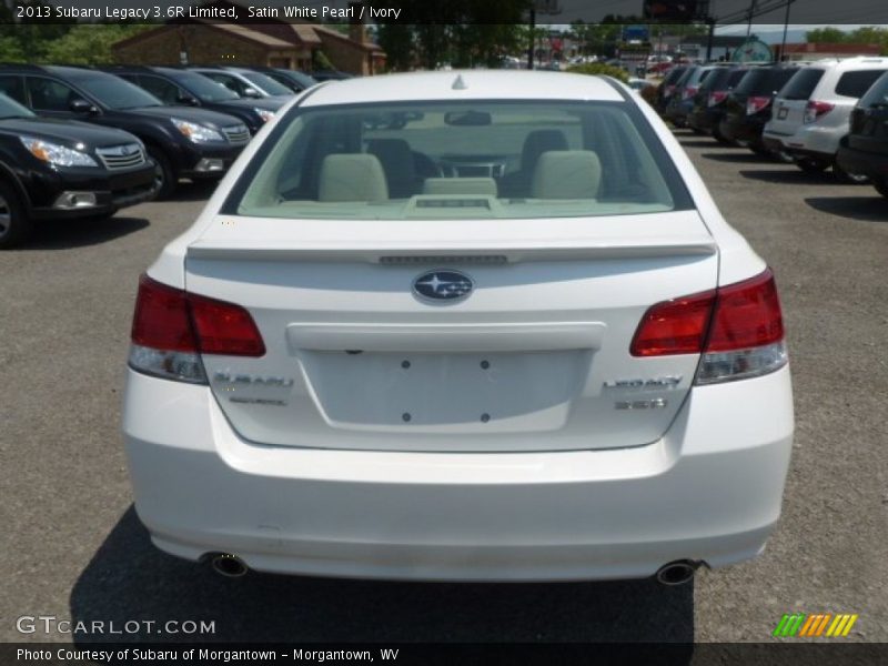 Satin White Pearl / Ivory 2013 Subaru Legacy 3.6R Limited
