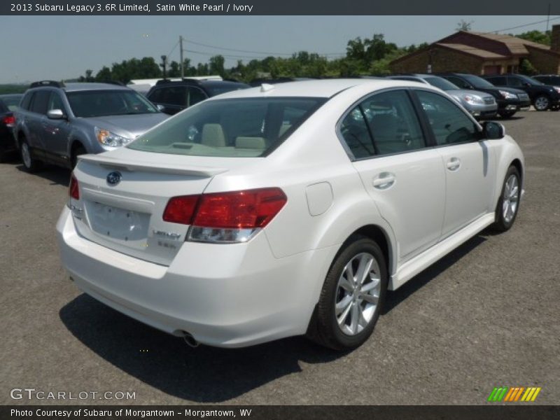 Satin White Pearl / Ivory 2013 Subaru Legacy 3.6R Limited
