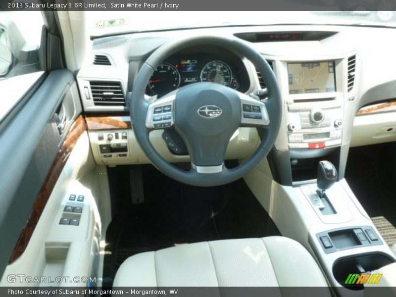 Satin White Pearl / Ivory 2013 Subaru Legacy 3.6R Limited