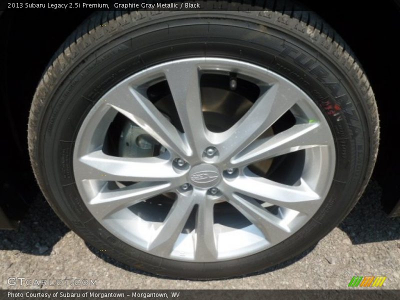 Graphite Gray Metallic / Black 2013 Subaru Legacy 2.5i Premium