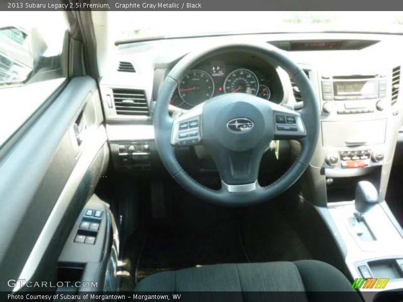 Graphite Gray Metallic / Black 2013 Subaru Legacy 2.5i Premium