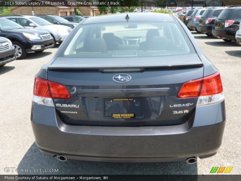 Graphite Gray Metallic / Black 2013 Subaru Legacy 3.6R Limited