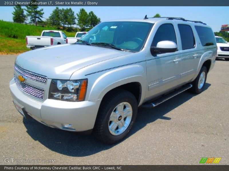 Silver Ice Metallic / Ebony 2012 Chevrolet Suburban LT