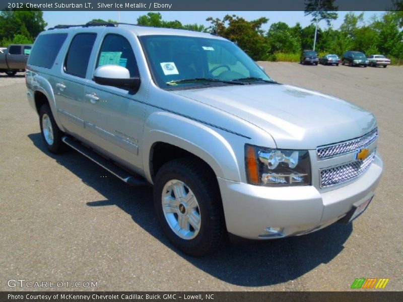 Silver Ice Metallic / Ebony 2012 Chevrolet Suburban LT