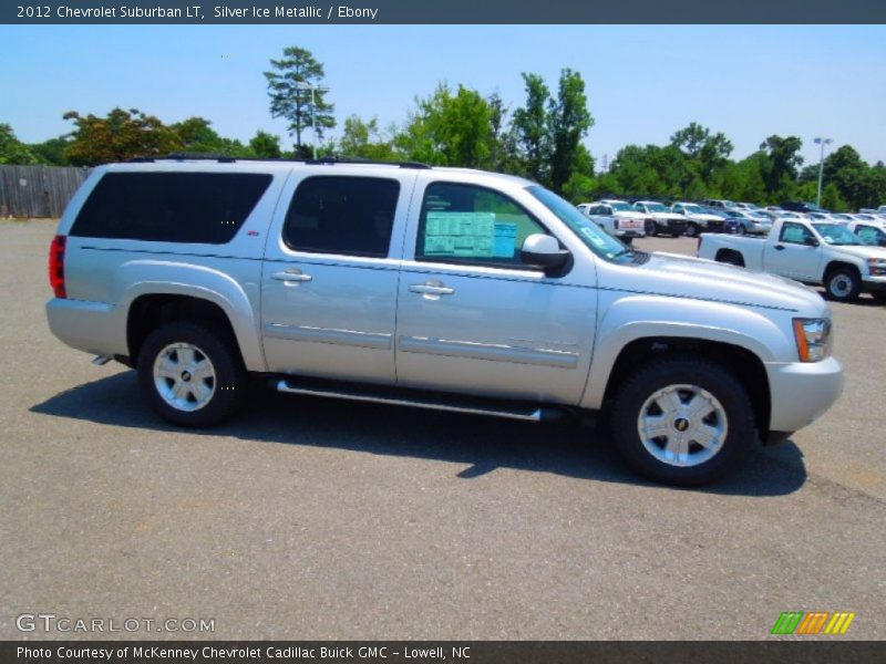 Silver Ice Metallic / Ebony 2012 Chevrolet Suburban LT