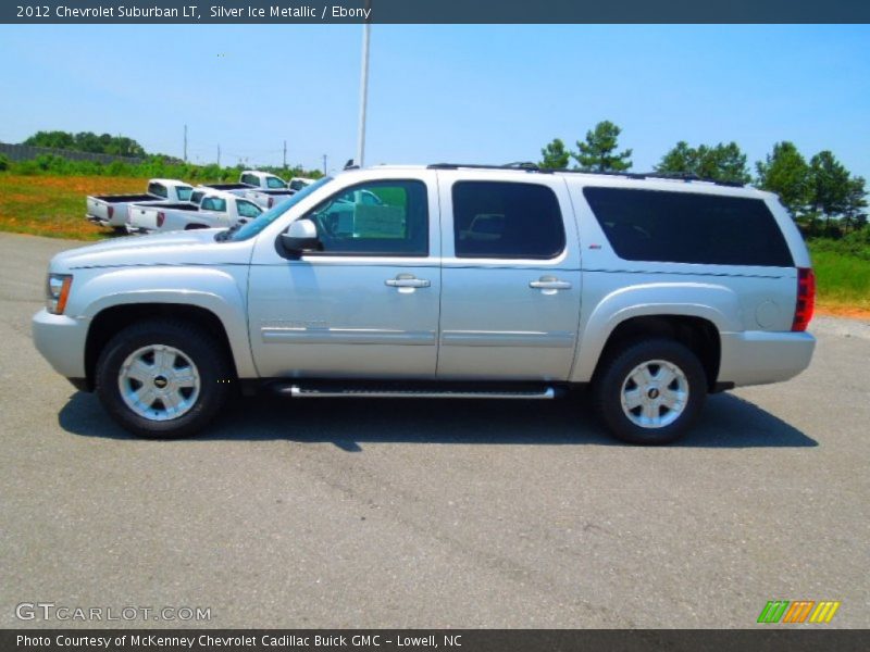 Silver Ice Metallic / Ebony 2012 Chevrolet Suburban LT