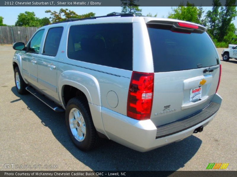 Silver Ice Metallic / Ebony 2012 Chevrolet Suburban LT