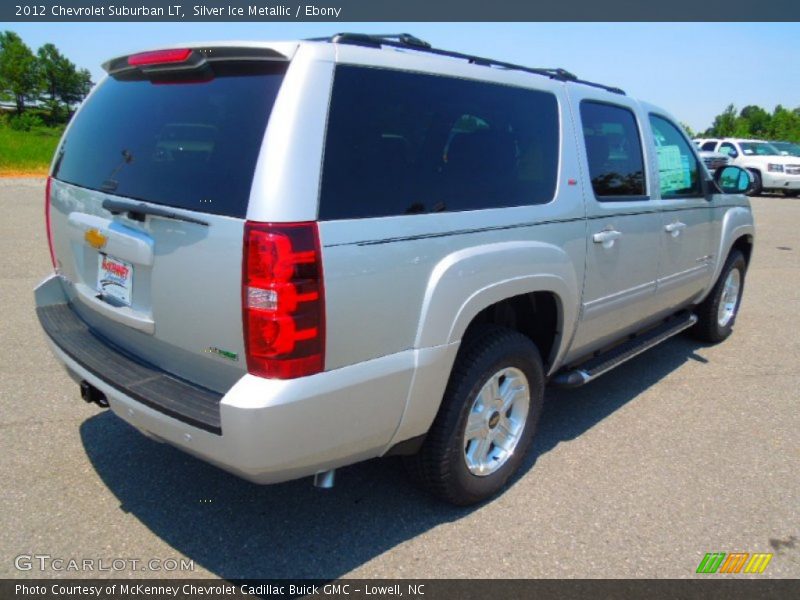 Silver Ice Metallic / Ebony 2012 Chevrolet Suburban LT