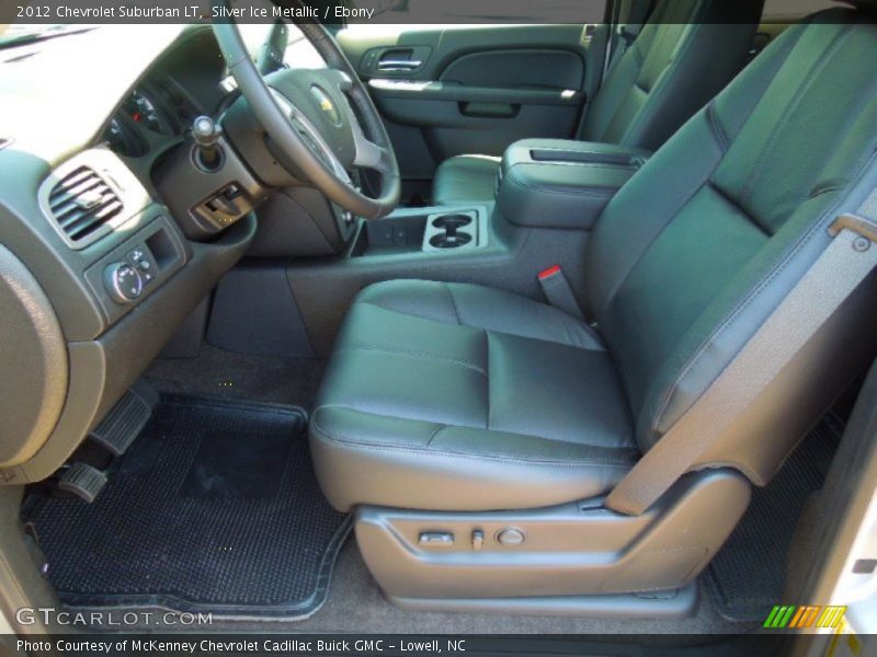 Silver Ice Metallic / Ebony 2012 Chevrolet Suburban LT
