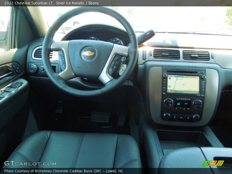 Silver Ice Metallic / Ebony 2012 Chevrolet Suburban LT