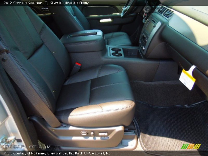 Silver Ice Metallic / Ebony 2012 Chevrolet Suburban LT
