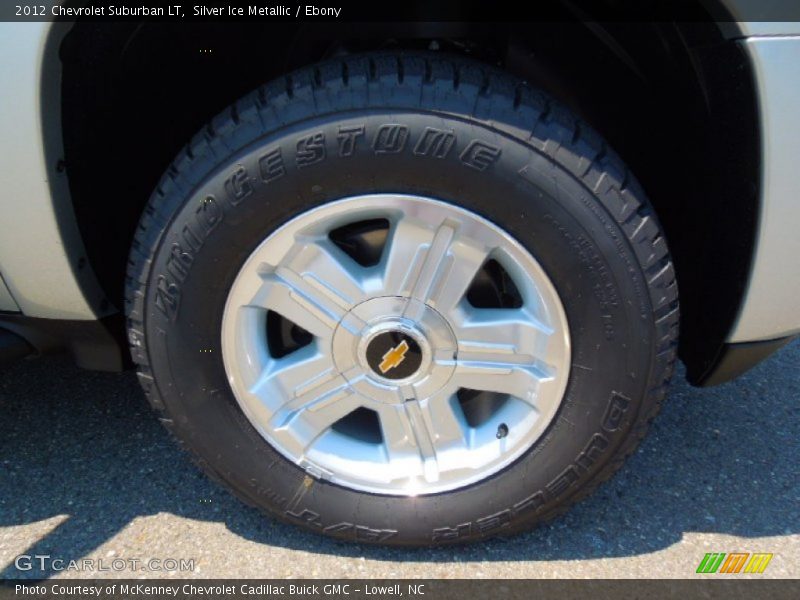 Silver Ice Metallic / Ebony 2012 Chevrolet Suburban LT