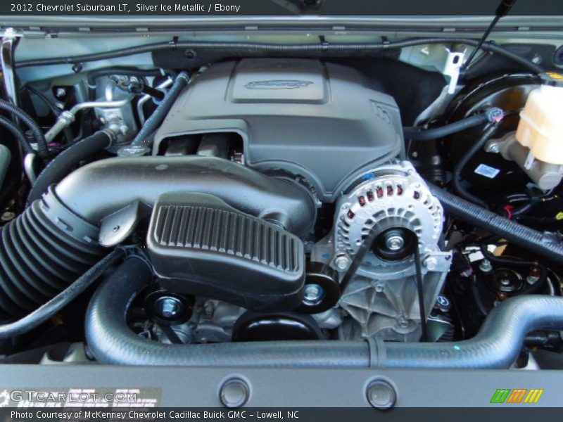 Silver Ice Metallic / Ebony 2012 Chevrolet Suburban LT