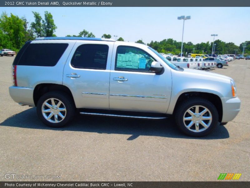 Quicksilver Metallic / Ebony 2012 GMC Yukon Denali AWD