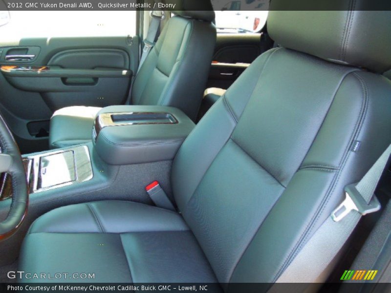 Quicksilver Metallic / Ebony 2012 GMC Yukon Denali AWD