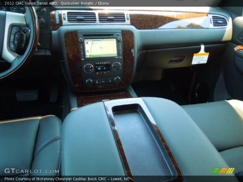 Quicksilver Metallic / Ebony 2012 GMC Yukon Denali AWD